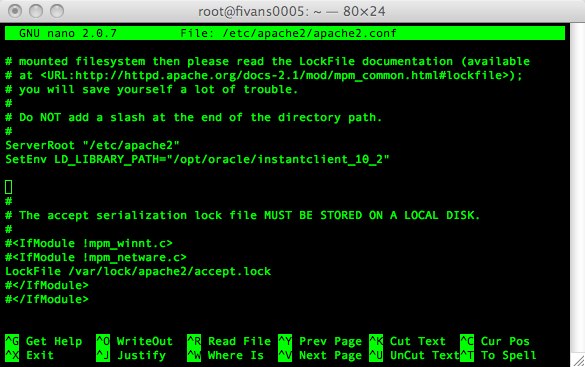 troubleshooting ld library path warning ocilogon httpfunctionocilogon ocienvnlscreate failed 01 Troubleshooting: LD LIBRARY PATH... Warning: ocilogon() http://function.ocilogon: OCIEnvNlsCreate() failed. 